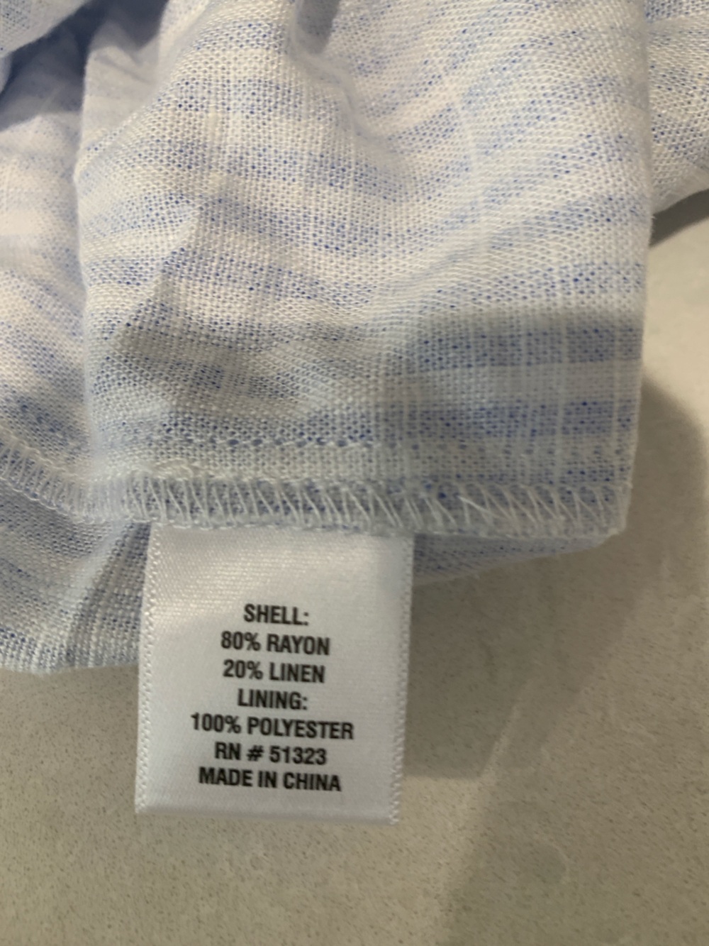 CeCe Coastal Blue & White Striped Tie-Front Keyhole Maxi Sundress NWT XL - Picture 9 of 9